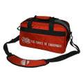 Vise Clear Top 2 Ball Tote Bowling Bag - Red