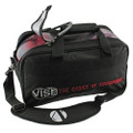 Vise Clear Top 2 Ball Tote Bowling Bag - Black