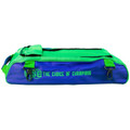 Vise 3 Ball Add On Shoe Bowling Bag - Grape/Green