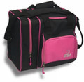 BSI Deluxe 1 Ball Bowling Bag - Black/Pink