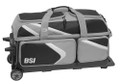 BSI Dash 3 Ball Roller Bag - Black/Gray