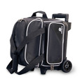 Ebonite Transport 1 Ball Roller Bowling Bag - Black
