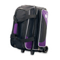Ebonite Transport 2 Ball Roller Bowling Bag - Purple