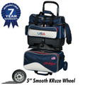 KR Strikeforce Royal Flush 4 Ball Roller Bowling Bag - USA