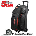 KR Strikeforce Diamond 3 Ball Roller Bowling Bag - Black