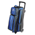 KR Strikeforce Konvoy 3 Ball Roller Bowling Bag - Royal/Smoke