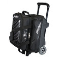 KR Strikeforce Royal Flush 2 Ball Roller Bowling Bag - Black