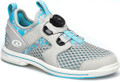 Dexter Pro BOA Women's Bowling Shoes - Light Grey/Blue (RIGHT HAND)