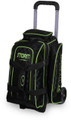 Storm Rolling Thunder 2 Ball Roller Bowling Bag - Checkered Black/Lime