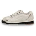3G Racer Men's Bowling Shoes - White/Holographic (RIGHT HAND) WIDE WIDTH