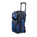 Brunswick Punisher 3 Ball Roller Bowling Bag - Blue
