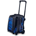 Brunswick Punisher 2 Ball Roller Bowling Bag - Blue