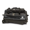 Ebonite Transport 3 Ball Roller Bowling Bag - Black
