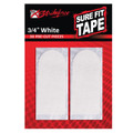 KR Sure Fit Bowling Tape, White Textured 3/4 inch (30 Pieces)
