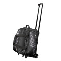 Brunswick Zone 2 Ball Roller Bowling Bag - Black Prism