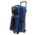 KR Strikeforce Konvoy 3 Ball Roller Bowling Bag - Blue/Black