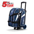 KR Strikeforce Cruiser 2 Ball Roller Bowling Bag - Navy/Blue/White Splash