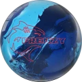 Motiv Frenzy Bowling Ball - Blue/Navy/Teal