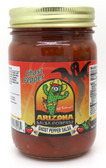 The kind of heat with flavor mixture that will keep you coming back for more.  You will taste the flavor of the 11 different kinds of peppers that make up this Ghost Pepper Smokey salsa.  