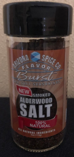 A light smokey sea salt.  Gentle enough for fish, and flavorful enough for anything else.  