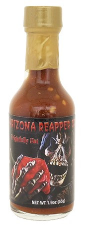 A flavorful blend of Ghost Pepper and Carolina Reaper come together to make this sauce a big hit.  Also try our Reapper Jr.  Half the heat and all the flavor.