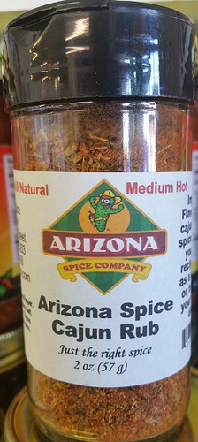 New: Our own special Cajun Rub blend.   Spicy and flavorful.  