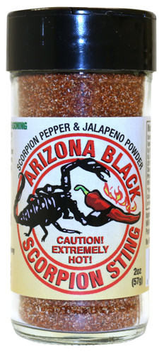 The Perfect Mix Heat and Flavor come together in our Black  Scorpion Seasoning Mix.   Great Rub or Seasoning to heat things up!  