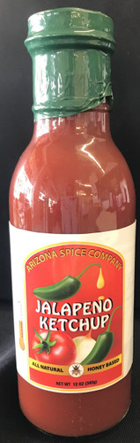 Jalapeno Spice and Honey Sweet Ketchup.   Great all natural flavor.