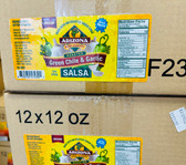 Roasted Green Chile and Garlic Salsa Cases