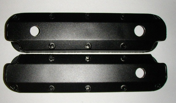 Fabricated Black Aluminum Valve Covers 