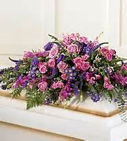 LAVENDER DREAMS CASKET SPRAY