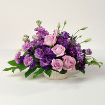 SUPPORT & STRENGTH  BASKET- LAVNDER-PURPLE TONES- ON SALE WAS $102