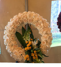 OUR THOUGHTS ARE WITH YOU WREATH