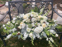 EARTHY FULL CASKET SPRAY- ON SALE WAS $380