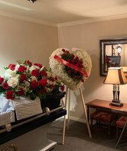  LOVING TRIBUTE CASKET & HEART SET - ON SALE WAS  $510