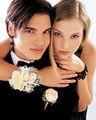 White Ice Roses Corsage & Boutonnierre