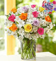 Birthday Rose & Peruvian Lily