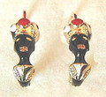 14k Gold MORČIĆ (Large) Earrings (NAUSNICE) ~ 4.92 grams by Zlatarna Krizek; Larger Size! RE-Stocked! DISCOUNTED! 