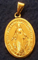 "Mary, Mother of God"/Miraculous Medal, Imported from Croatia, in 14K Gold, 1.38g: DISCOUNTED! RE-STOCKED!
