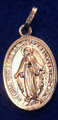 "Mary, Mother of God"/Miraculous Medal, Imported from Croatia, in Sterling Silver,  2.15g:  DISCOUNTED! RE-STOCKED!