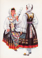 *Vladimir Kirin Costume Prints ~ Imported from Croatia: Town of Vrbnik, Island of Krk, Region of Primorje, Croatia: HUGE DISCOUNT!