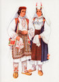 *Vladimir Kirin Costume Prints ~ Imported from Croatia: Sinj-Vrlika, Dalmacija, Croatia: HUGE DISCOUNT!