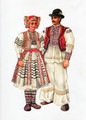 *Vladimir Kirin Costume Prints ~ Imported from Croatia: Village of Recica, Croatia: SALE!