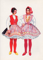 *Vladimir Kirin Costume Prints ~ Imported from Croatia: Island of Susak, Region of Primorje, Croatia: HUGE DISCOUNT!