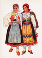 *Vladimir Kirin Costume Prints ~ Imported from Croatia: Omisalj, Island of Krk, Region of Primorje; Zlarin (Dalmacija) Croatia: HUGE DISCOUNT!