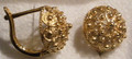 Gold 14K  Sibenski Botuni Earrings ~4.46 grams~ Half Ball: DISCOUNTED! RE-STOCKED!