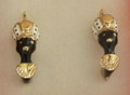 14k Gold MORČIĆ (Large) Earrings (NAUSNICE) ~ 4.76 grams by Zlatarna Krizek (with no red) RE-STOCKED! DISCOUNTED!