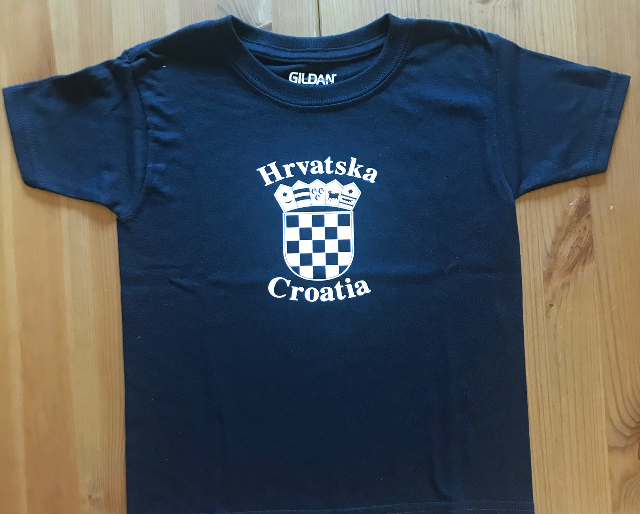 CROATIA T-shirt Army sleeves Stari GRB Sizes S,M,L,XL,XXL Hrvatska by shopncro 