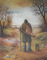 "Author Edition" HUNTER and DOG by Miroslav Pintar, Limited Edition, Original Signature: NEW!