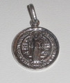 **Sterling Silver St. Benedikt Medal, Imported from Medjugorje, Large:  SALE!
